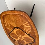 Oval coffee table imitation Galé 70s