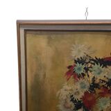 Flower Painting By Francois Philippe 1920-1995, 1960/70s.