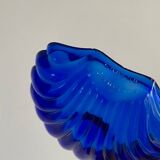 2 glass shell butter dishes.