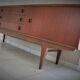 Scandinavian sideboard in teak and teak veneer in the late 60s