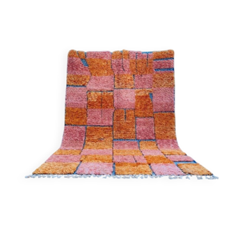 Handmade colourful rug from the Atlas Mountains 3/2m