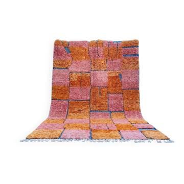 Tapis coloré fait main dans l'atlas mountain 3/2m