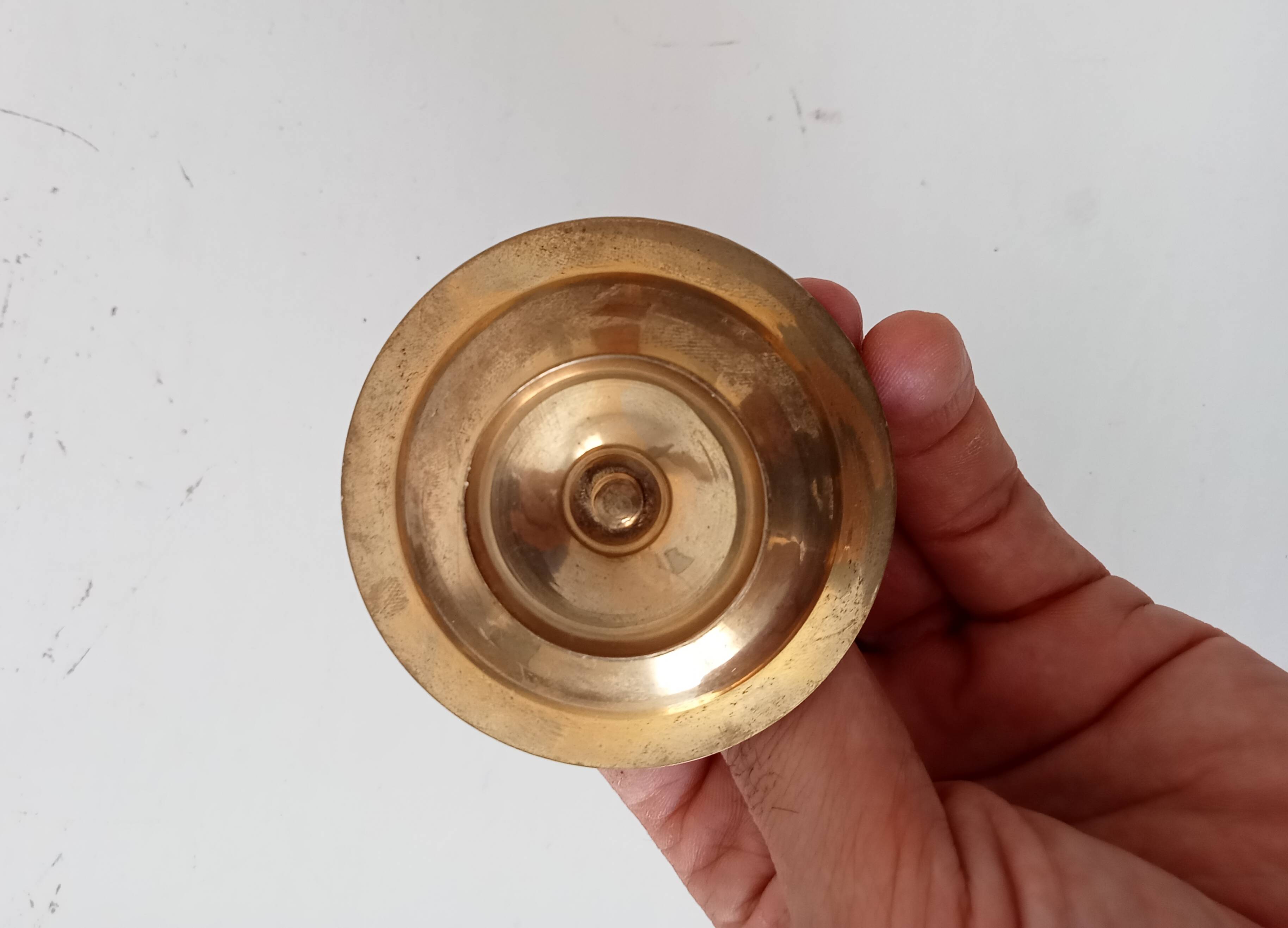 Vintage brass candle holder