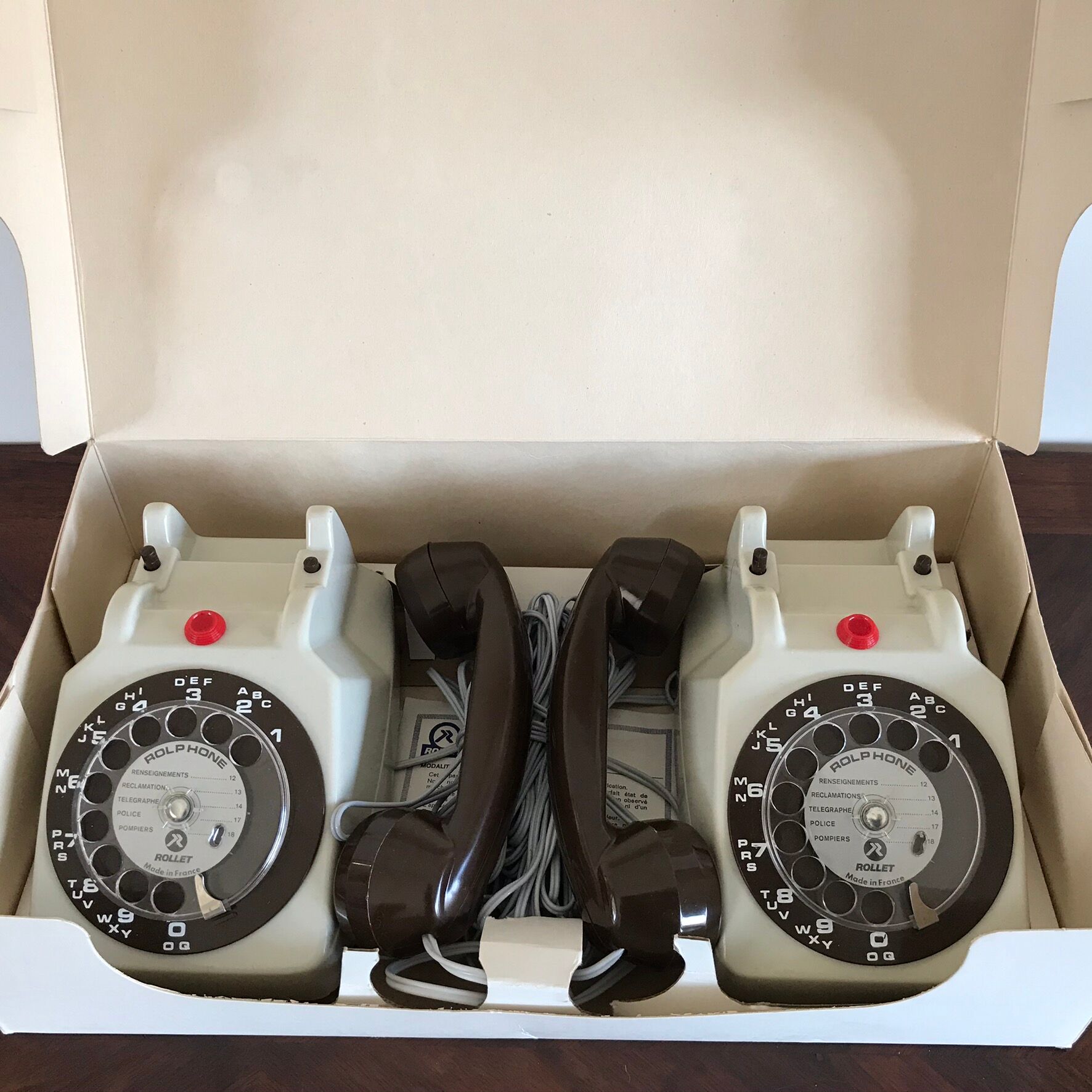 Toy Rolphone Rollet phone in their original box