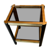 Side table 2 trays 1980's