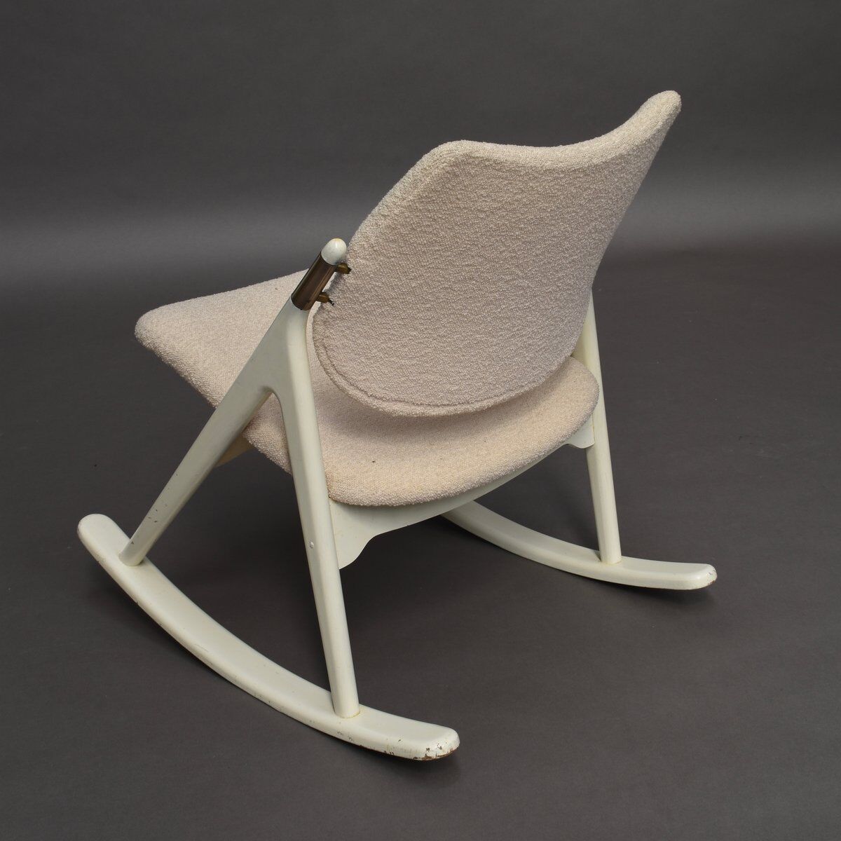 Fauteuil à bascule par Haug pour E. M. OG Trevarefabrikk