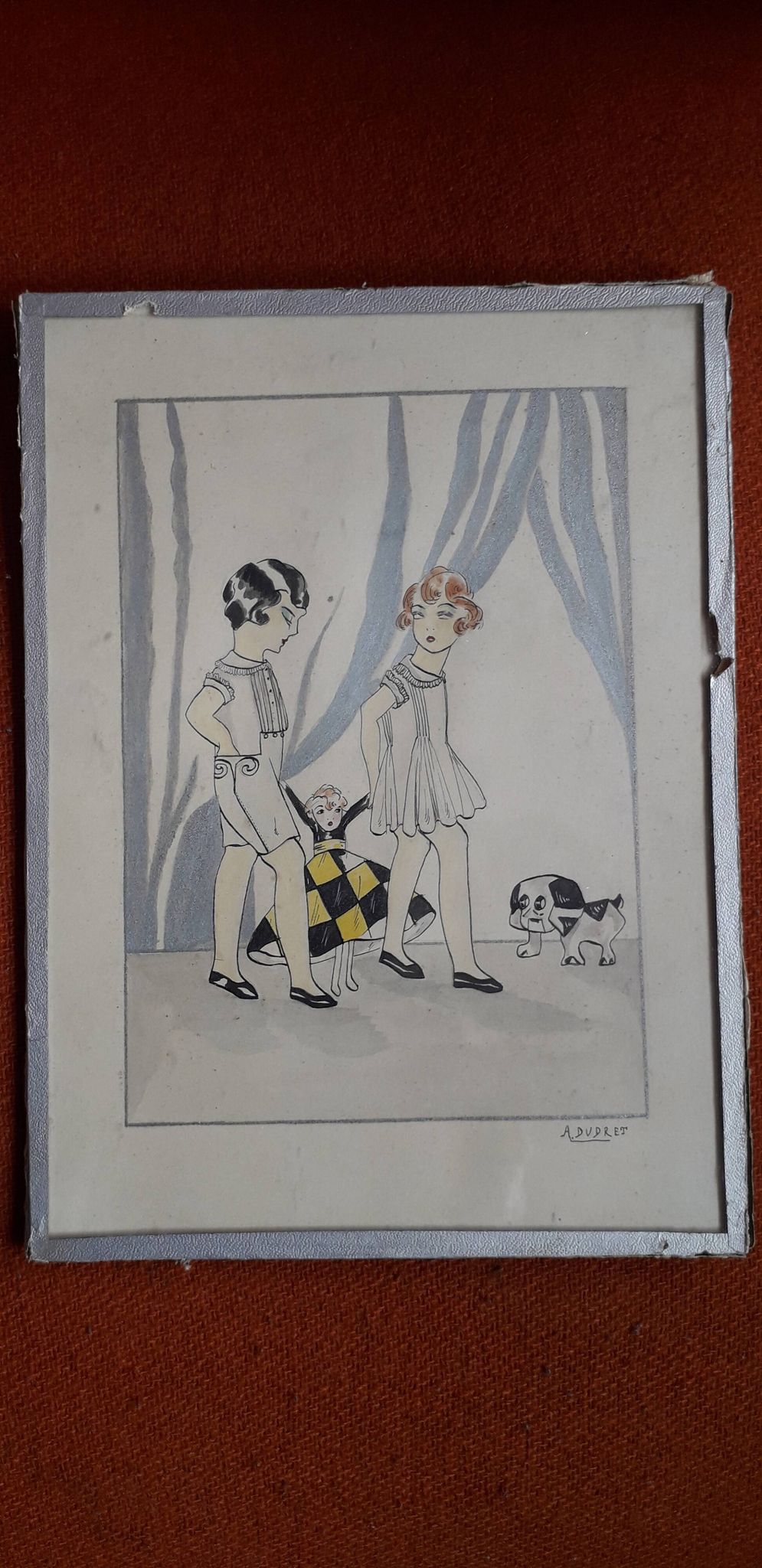 Illustration from the 1930s by Dudret