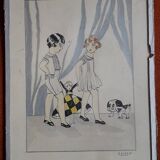 Illustration from the 1930s by Dudret