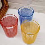 3 glasses cups Pepsy