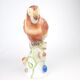 Figurine de perroquet ara en porcelaine Herend vintage