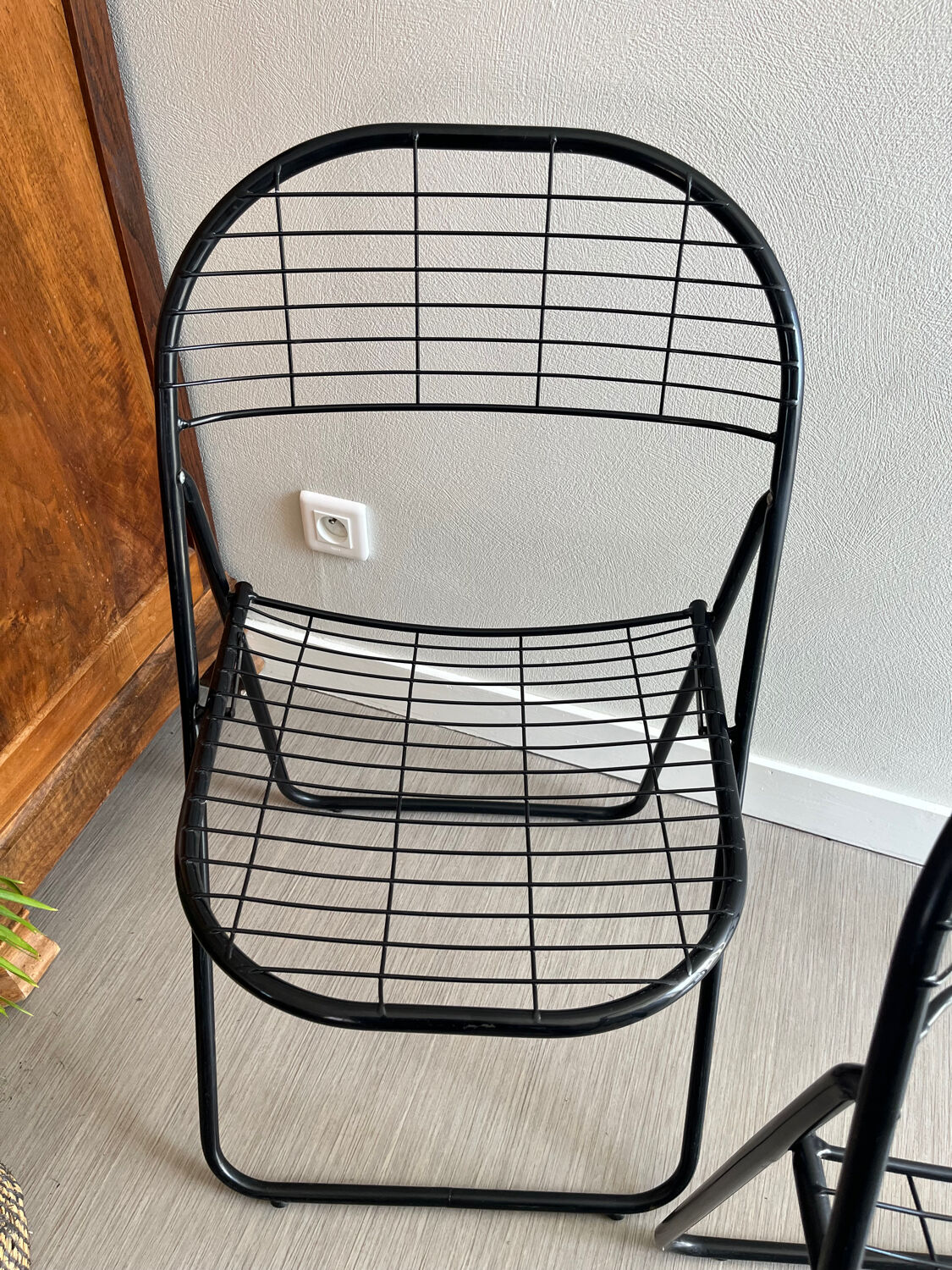 Vintage folding chairs Aland by Niels Gammelgaard