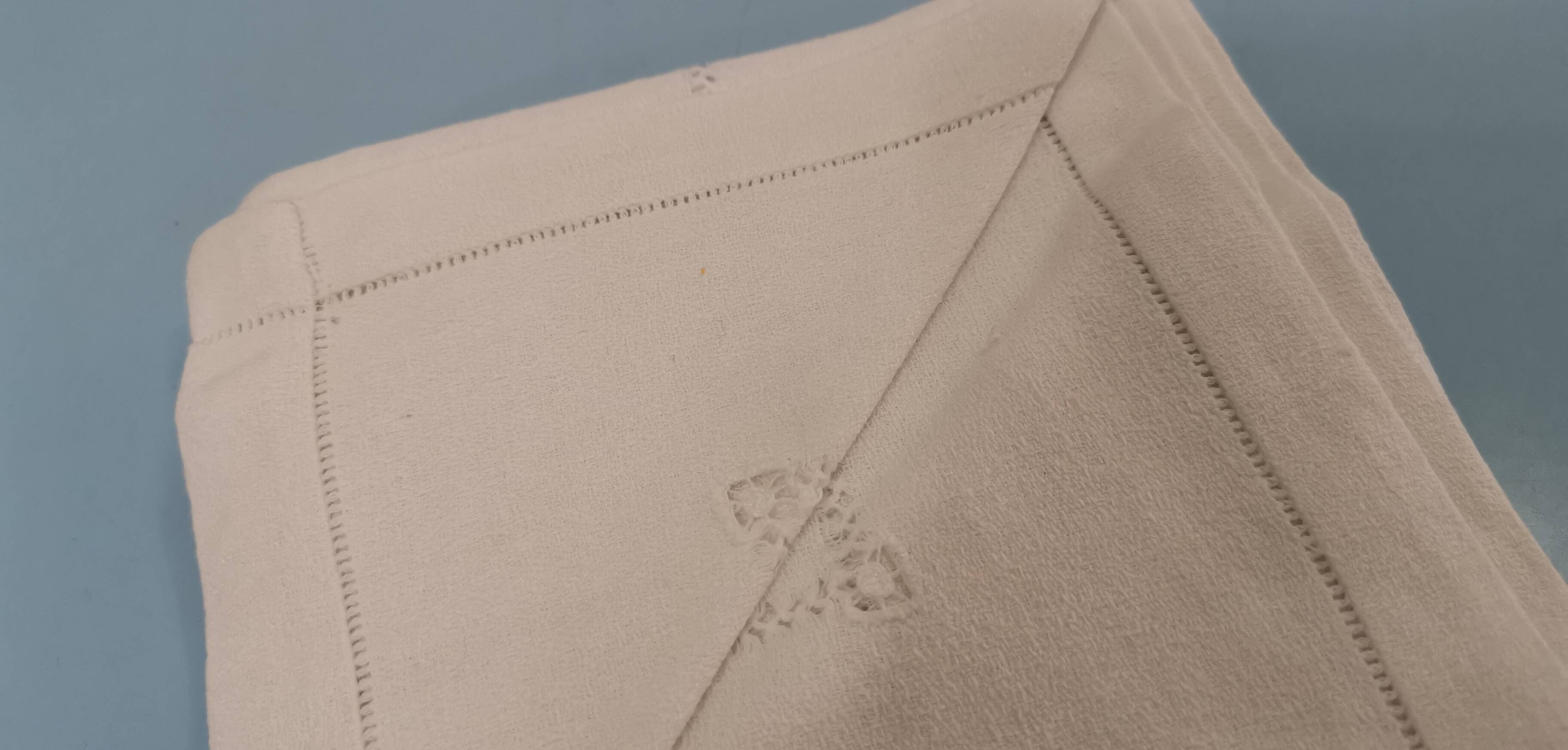 Set of 6 old linen napkins from the 1900s