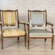 Set of 19th Century English Armchairs in Sheraton Style