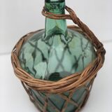 Ladies-jeanne dressed in wicker - lot of 2