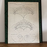 Dessin technique original, arts et métiers
