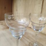Set of 6 engraved glasses