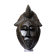 Decorative African wall mask in Punu Tsangui style, carved wood, 20th century.