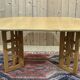 Table de salle à manger anglaise en chêne des années 1970 avec 2 allonges