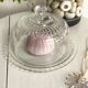 Glass bell with plate