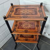 Table d'appoint en marqueterie style Napoleon lll