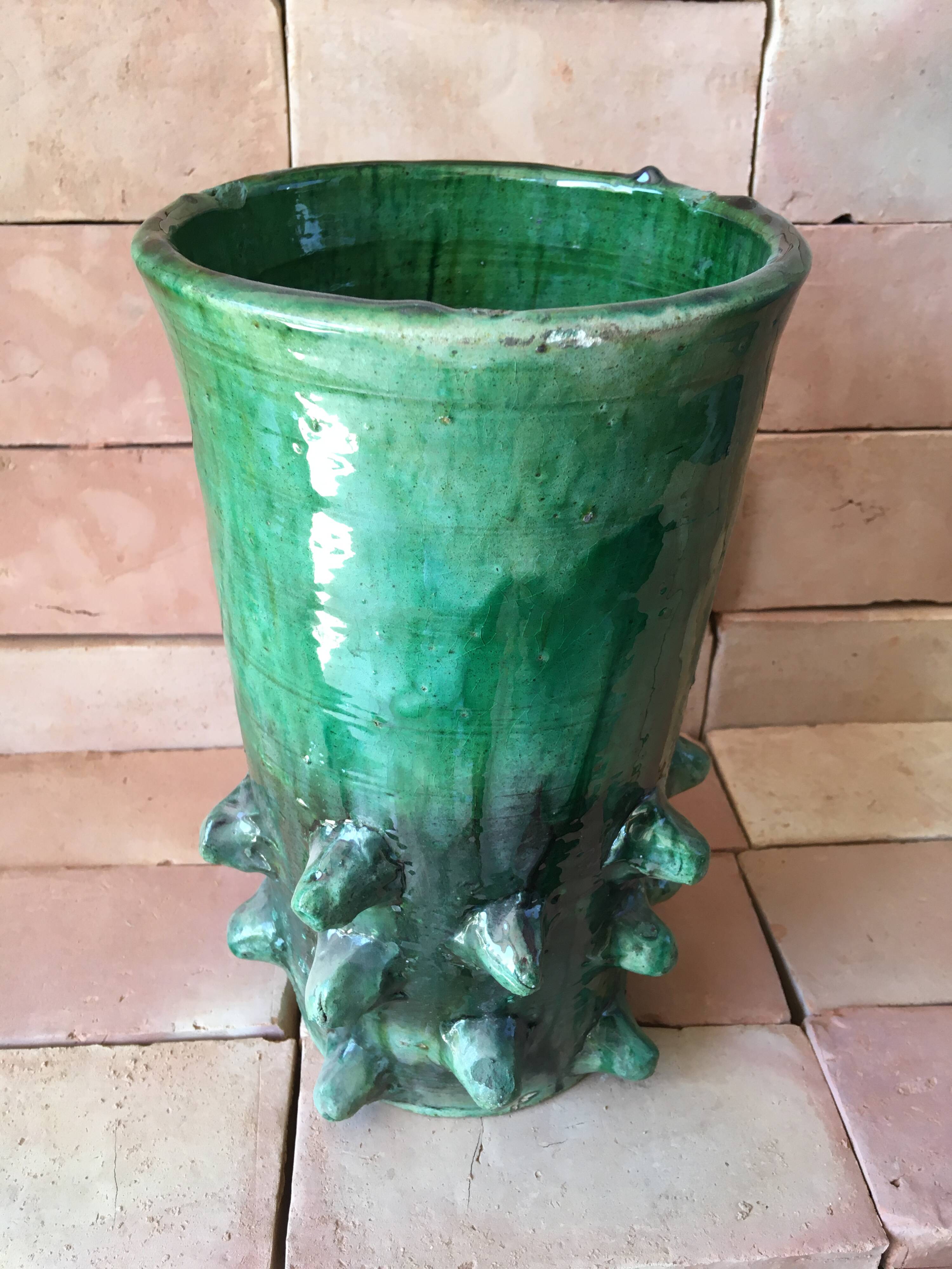 Tamegroute pottery in glazed terracotta