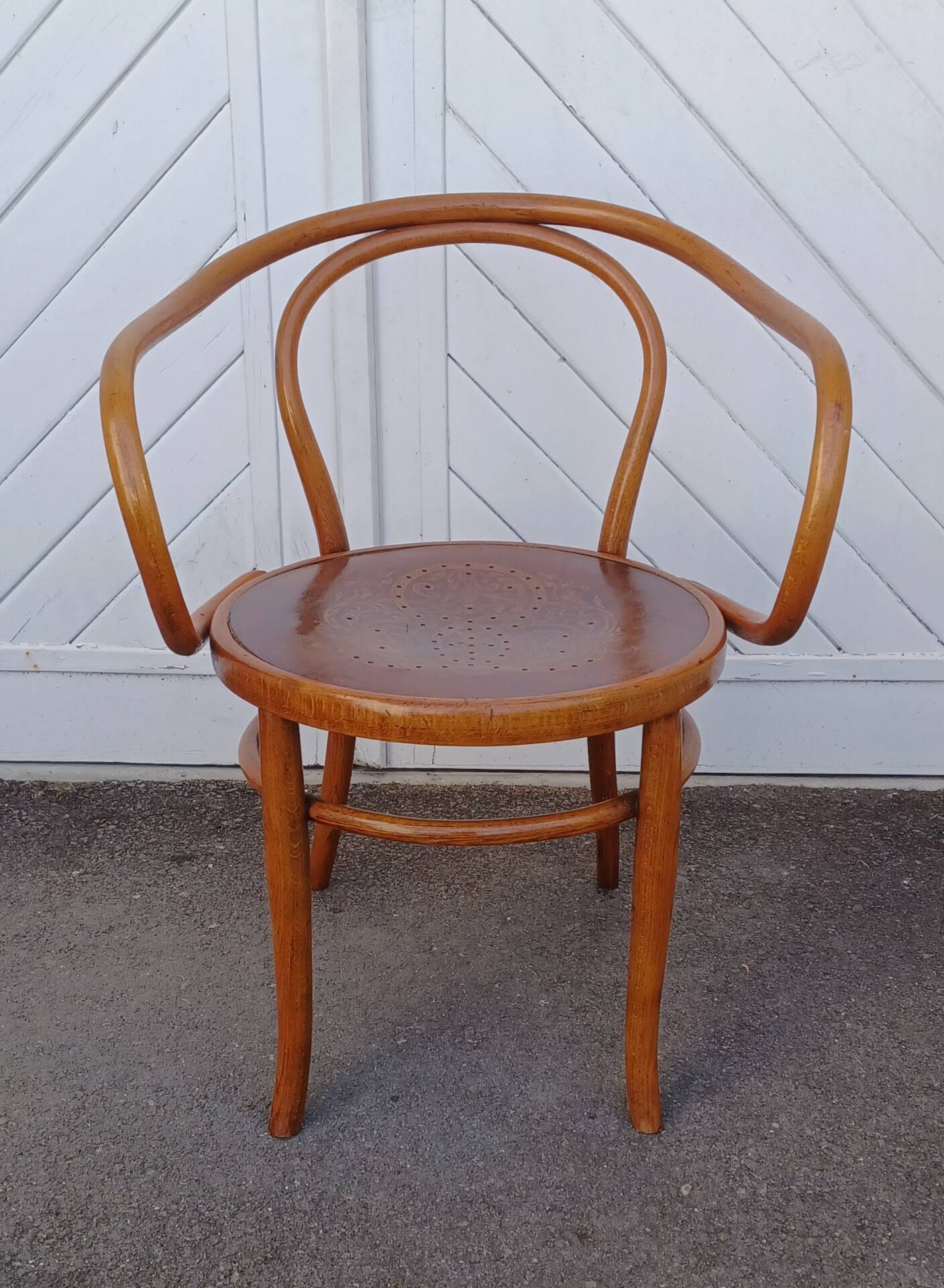 Bent beech armchair by Jacob & Josef Kohn, 1900s.