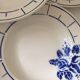 Terre de Fer Badonviller Chanzelles Blue model soup plates