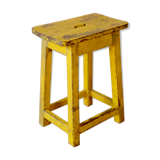 Old Burmese teak workshop stool