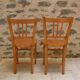 Pair of bistro chairs