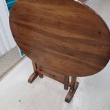 Winegrower's table in solid walnut
