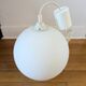 Pendant lamp opaline Lita design 70s