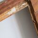 Old gilded wooden frame