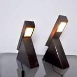 Pair of Delta lamps by Mario Bertorelle, 1970s