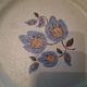 Set of 8 flat plates from St Amand model "Sologne" in good condition.
