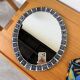 Oval ceramic mosaic mirror from the 50s/60s.
