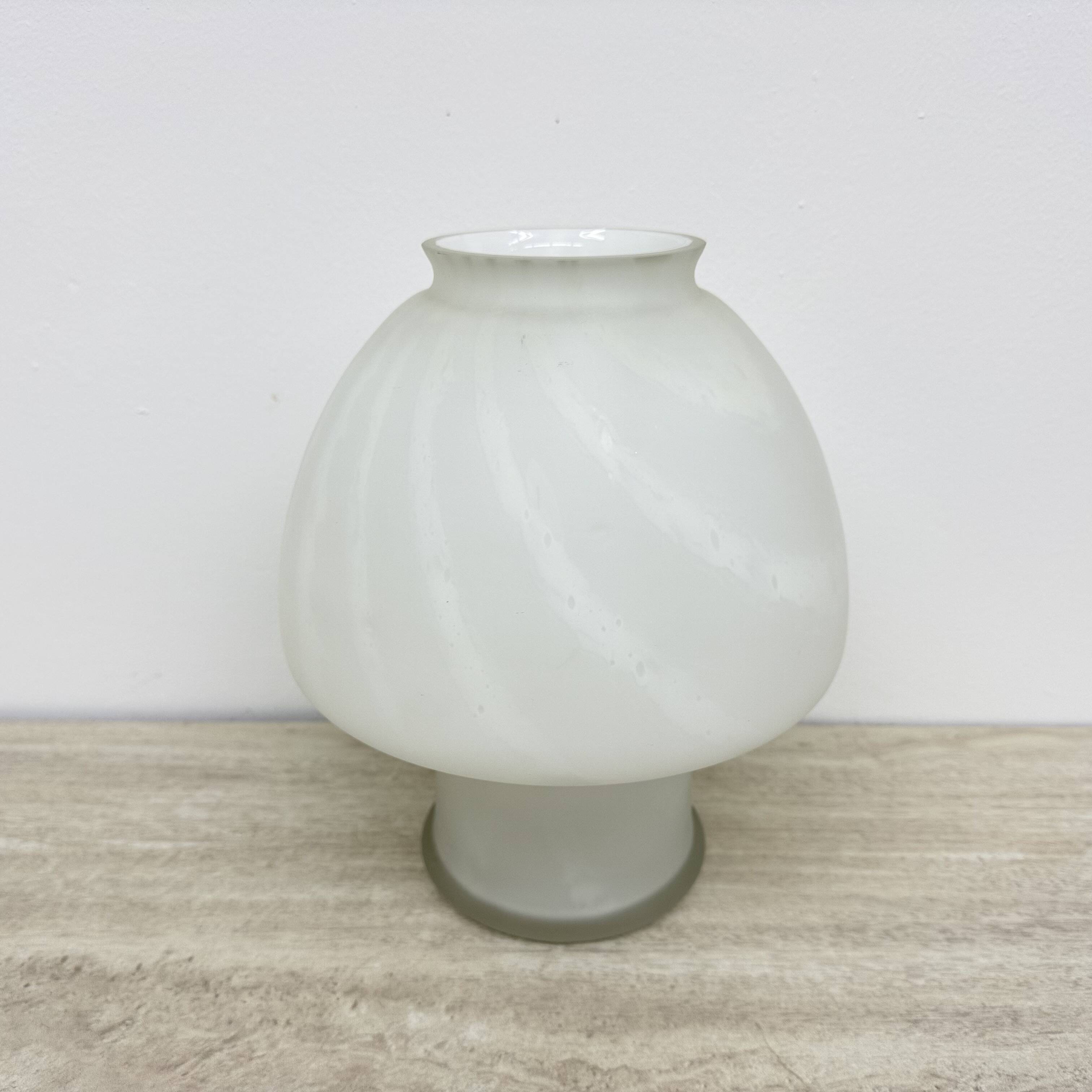 Mid-century Murano glass mushroom table lamp , 1970s