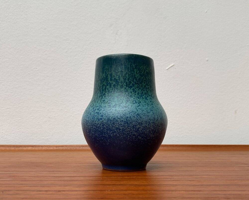 Mid-Century German Minimalist Ceramic Vase from Karlsruher Majolika, 1960s