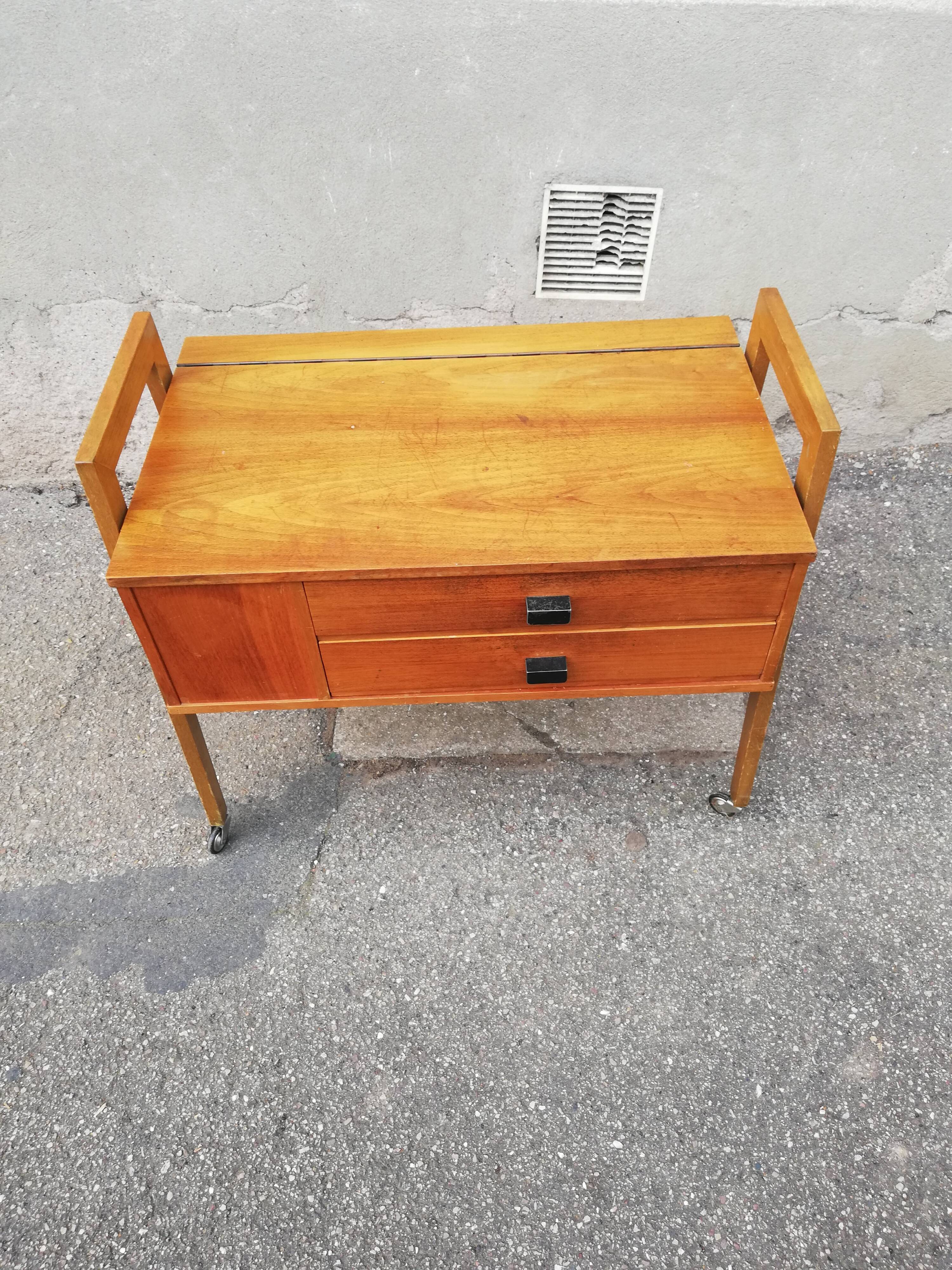 Vintage worker 2 drawers 1 flap