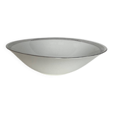 Antique white porcelain salad bowl