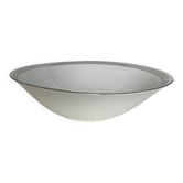 Saladier ancien en porcelaine blanche