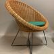 Fauteuil et sa table assortie design 1950