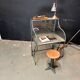 Steel and glass office bank voting booth