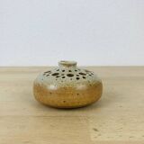 Stoneware flower spike ball vase, 7 soleils workshop