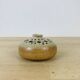 Stoneware flower spike ball vase, 7 soleils workshop
