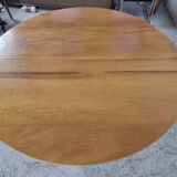 Elm dining table by Luigi Gorgoni from the 80s