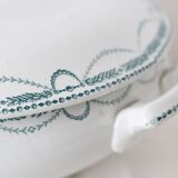 René model tureen or salad bowl, Saint Amand, Terre de Fer, French manufacture