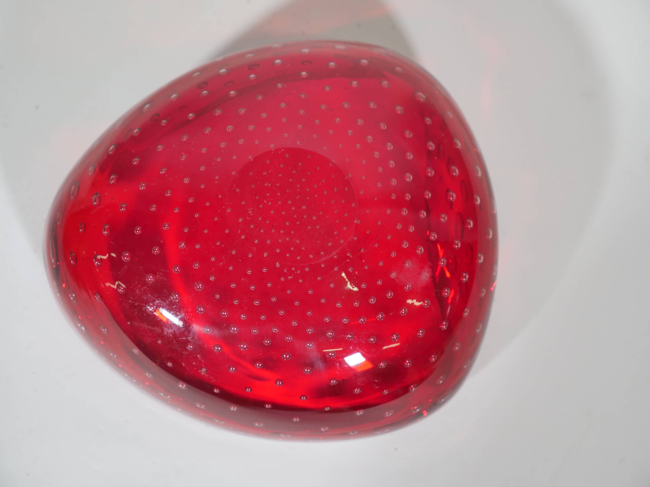 Carlo scarpa venini murano glass bowl