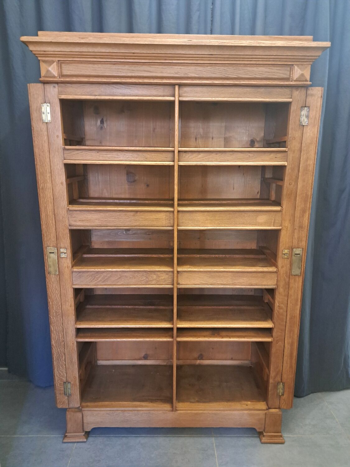 Cartonnier de notaire Art Déco en chêne