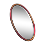 Oval Art Deco mirror