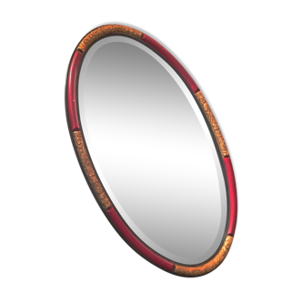 Oval Art Deco mirror